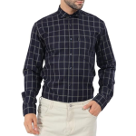 Casual Button-Down Checked Shirt