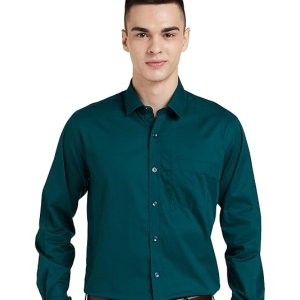 Van Heusen Men's Slim Fit Solid Formal Shirt